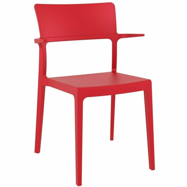 Fine-Line Plus Arm Chair, Red, 2PK FI726040